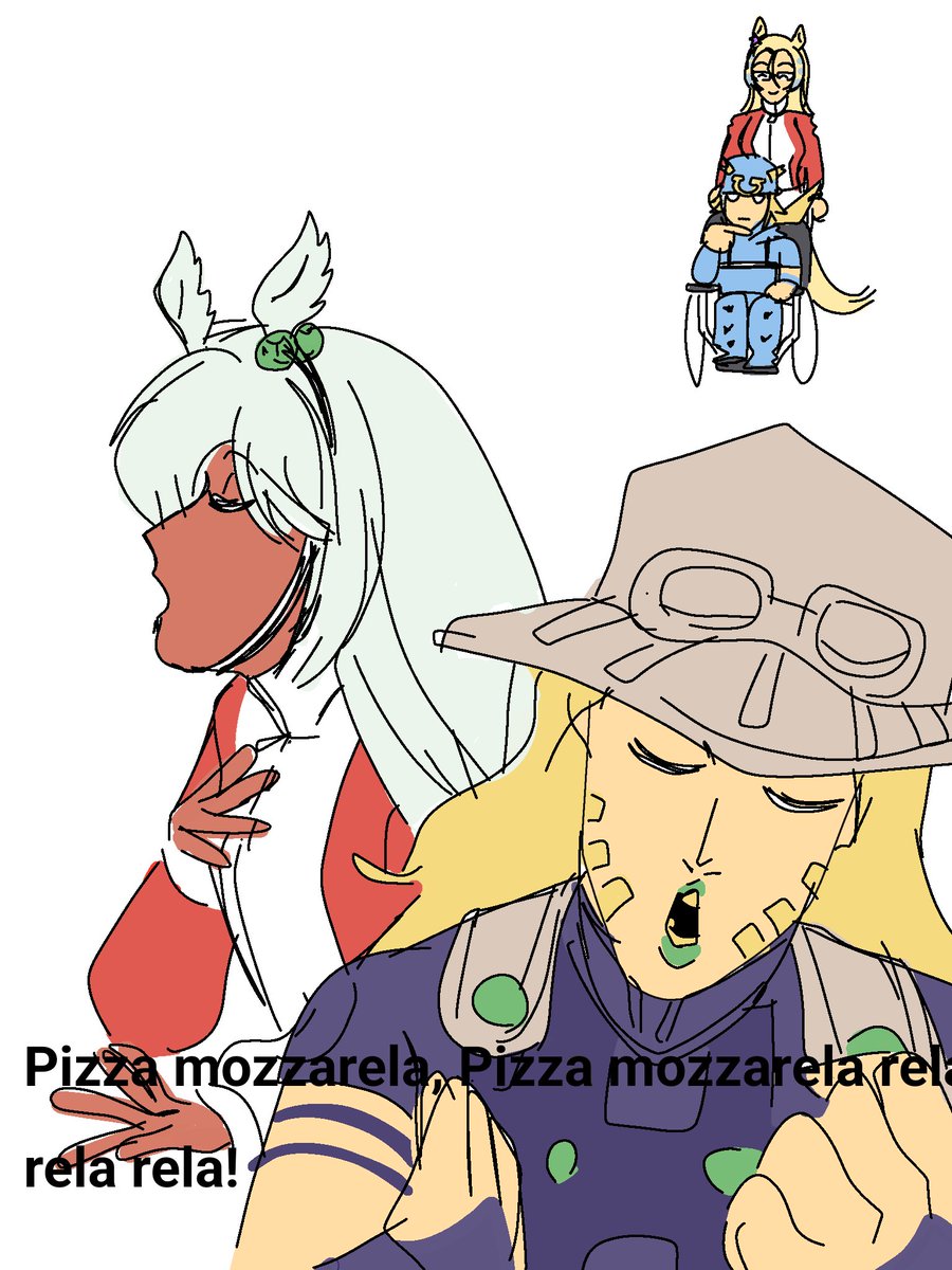 Ig0r_arts's tweet photo. Since SBR is back , I made these sketches of Valkyrie as Uma. 
#Umamusume  #ウマ娘 #SteelBallRun https://t.co/4tfXQHY30L