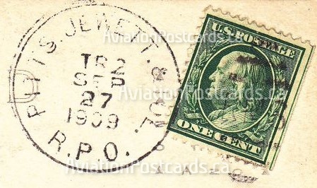MarjeMolder's tweet photo. Todayโs #PostedOnThisDay #cancel is on an #antique 1909 #American #aviation #RealPhoto #postcard showing hobbyist, inventor #pioneer pilot Arthur Hammond in his #airship ready to lift off. It was posted 114 years ago OTD Sept 27, 1909 #philately #stamps #flights #AviationHistory https://t.co/FMYSD1f7Zz