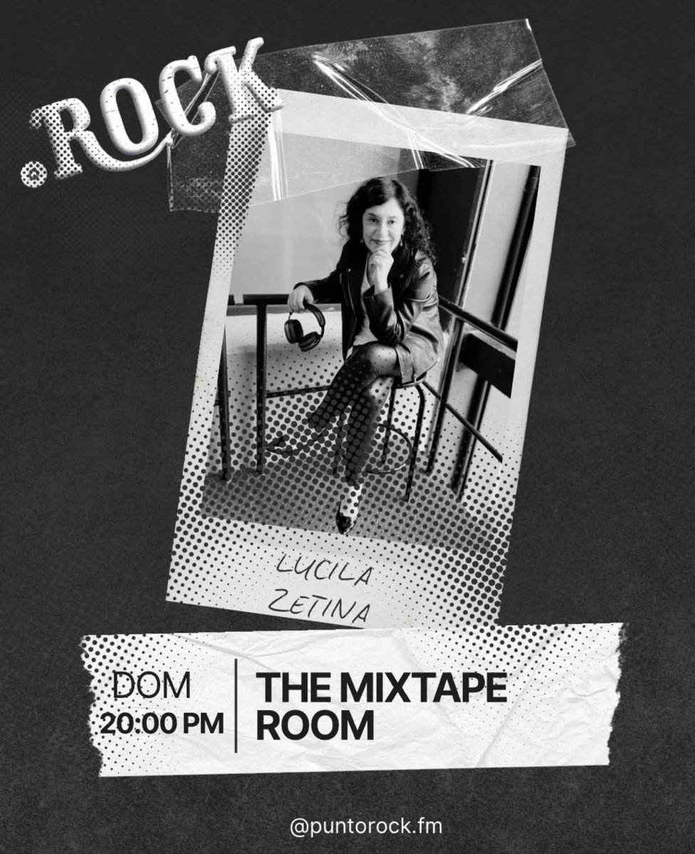 lucilazetina's tweet photo. Holaaaaa! Cariños hoy estreno programa en Punto Rock, estación que se escucha en Zeno Radio, los espero a las 8 PM, el programa se llama Mixtape Room. Hoy: Canciones perfectas de principio a fin… (Voy en vivo) #MixtapeRoom https://t.co/Q1akIdQgVk