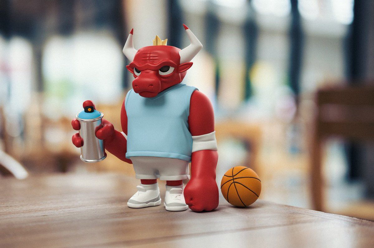 JcRivera's tweet photo. Collectible vinyl Figures thru the Years. 
Last one is an official Collaboration with the @chicagobulls https://t.co/vgEkUJRtqQ