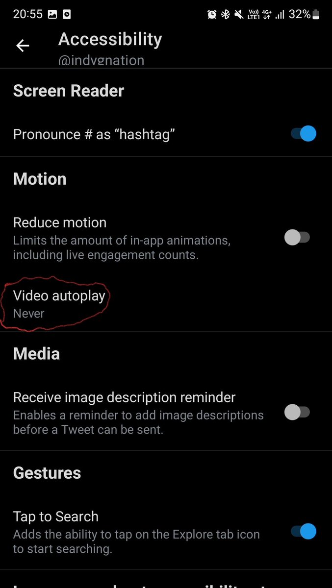 indygnation's tweet photo. @ColaSpills Settings -> Accessibility &amp; Notifications -> Under "Motion"-section https://t.co/0psLQf3BMo