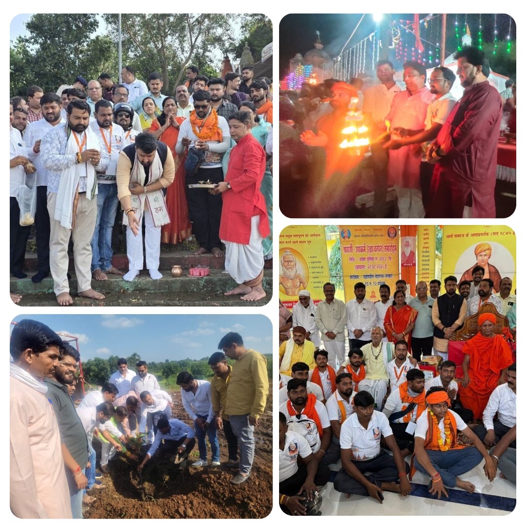 BJP4MP's tweet photo. वाराणसी से वडनगर तक… 
सेवा और सुशासन का महाभियान।

सेवा संकल्प अभियान के अंतर्गत जारी "सेवा संकल्प यात्रा" के दौरान मध्य प्रदेश में सेवा यात्री विभिन्न स्थानों पर पौधारोपण के साथ ही स्वच्छता और अन्य सेवा कार्य कर पर्यावरण संरक्षण और समरसता का संदेश दे रहे हैं।

#SevaYatra
#SevaSankalpAbhiyan 
#सेवा_संकल्प_अभियान