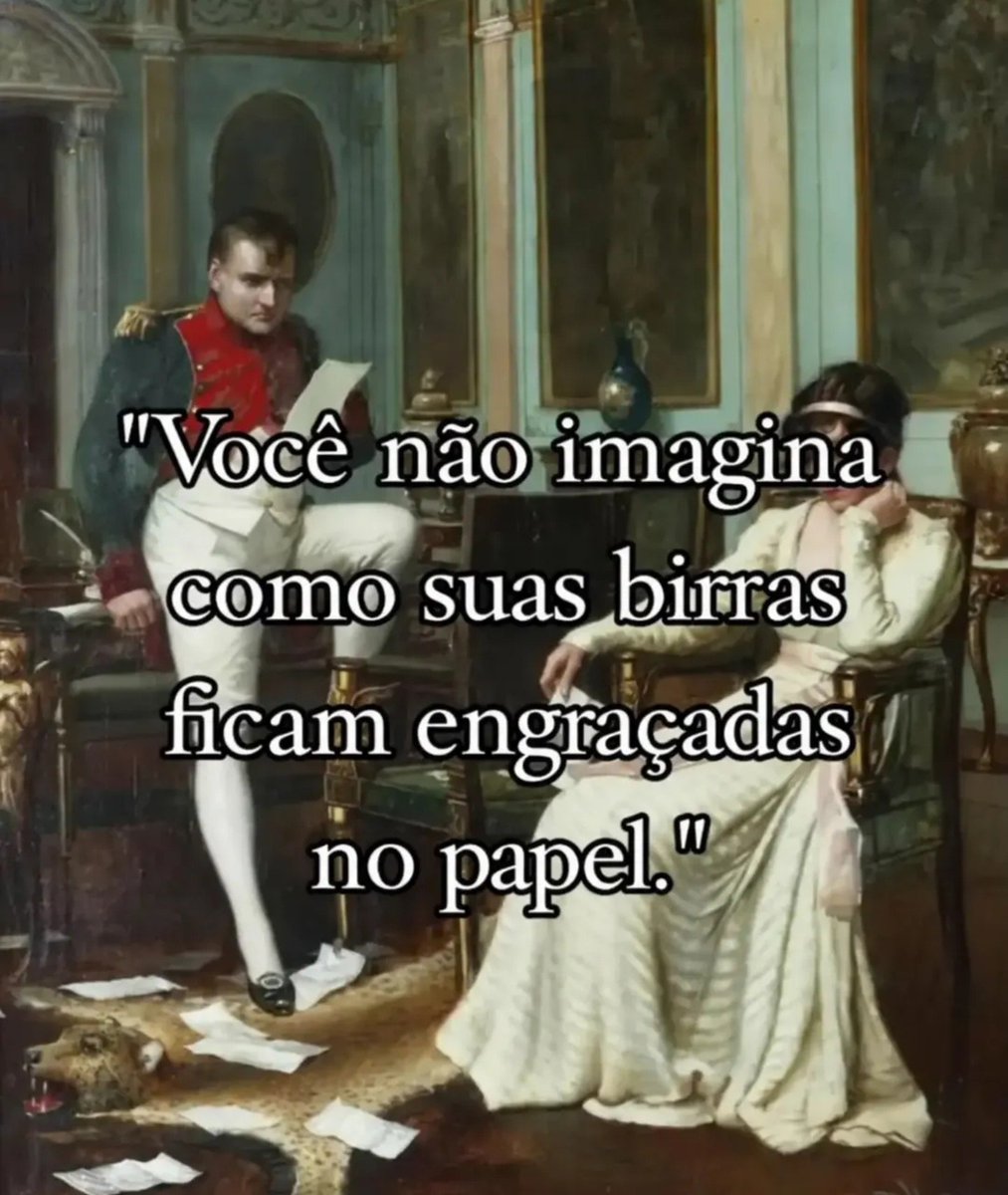 brendasafra's tweet photo. AS RESPOSTAS DA JOSEFINA KKKKKKKKK

eu estou CHORANDO de rir com elas kkkk ela já não aguentava mais os dramas dele, tava praticamente implorando pra ele parar

"você não imagina como suas birras ficam engraçadas no papel" 

ela era pouquíssimas ideias (tem mais nos comentários) https://t.co/EzPA6kGWCK
