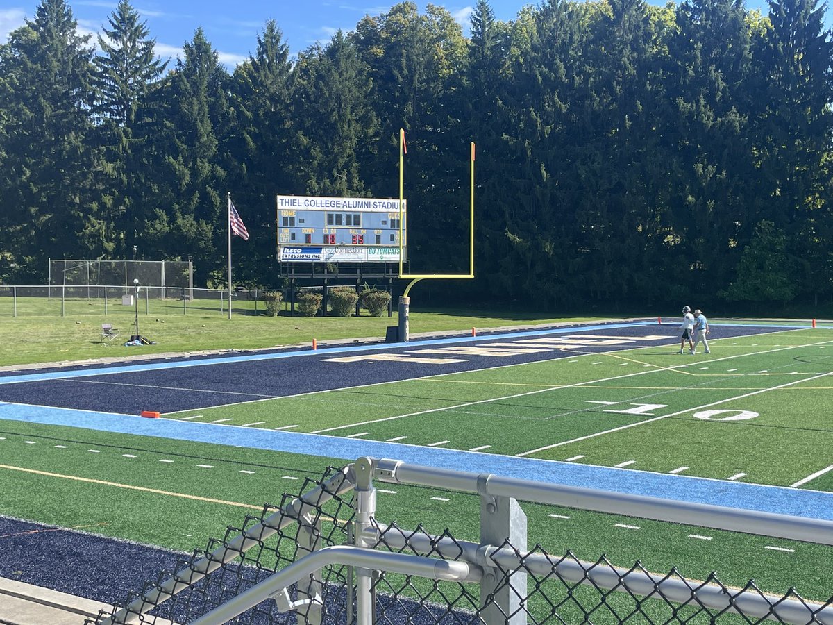 ArowleyPlus's tweet photo. 🎥🏈 Sights & sounds from Greenville, PA! Taking in the atmosphere, sights, and sounds around Thiel College football. Small-town football, big-time game-day vibes. 🏈🔥
#ThielFootball #D3Football #Football #Ncaaf #D3FB https://t.co/ksM0voqQ6I