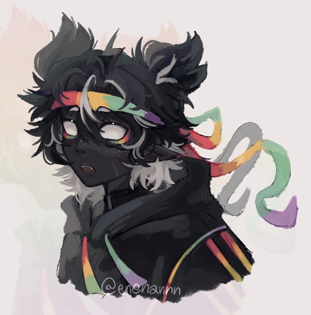 enenannn's tweet photo. spoke doodle i colored #spokeisherefanart https://t.co/XYPNjHCyda