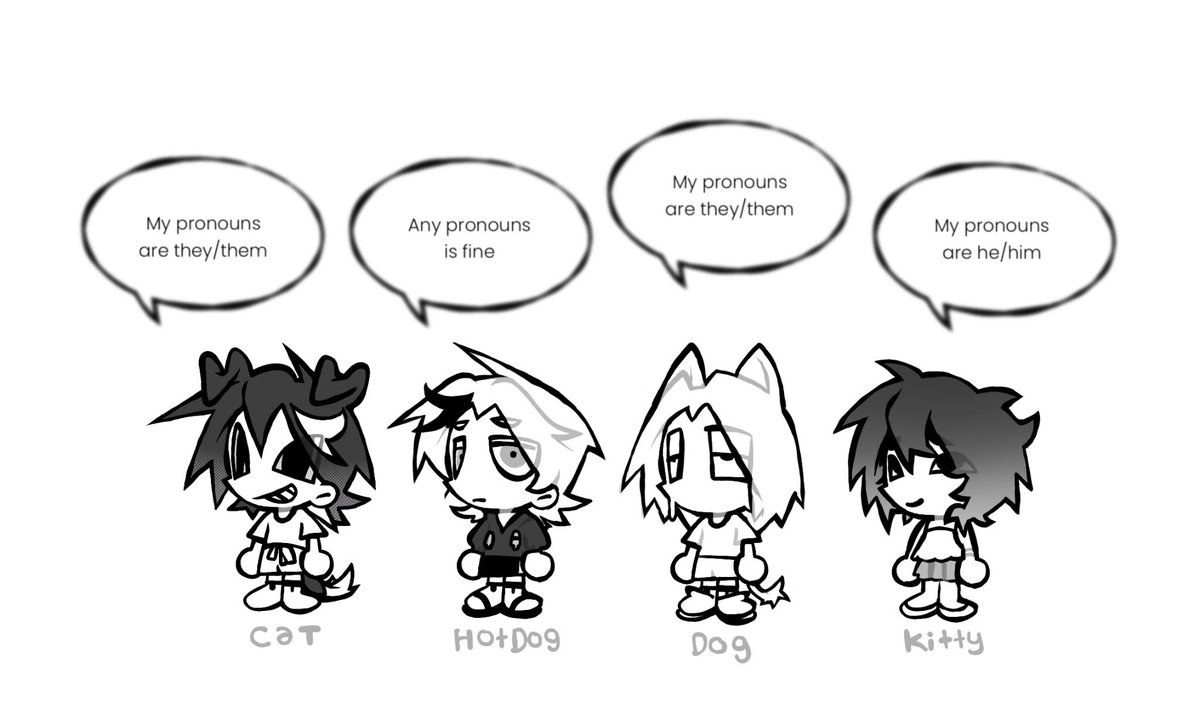 pethaticgay's tweet photo. Someone ask about their pronouns so here goes
Thats their name btw, yes its dumb but its easier for me to remember them lol https://t.co/lli93BBKQa