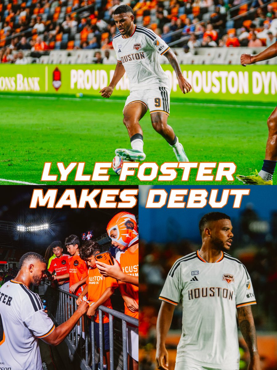 HoustonDynamo's tweet photo. Dynamo Debut for Lyle Foster 9⃣ https://t.co/At4hW6Vgp0