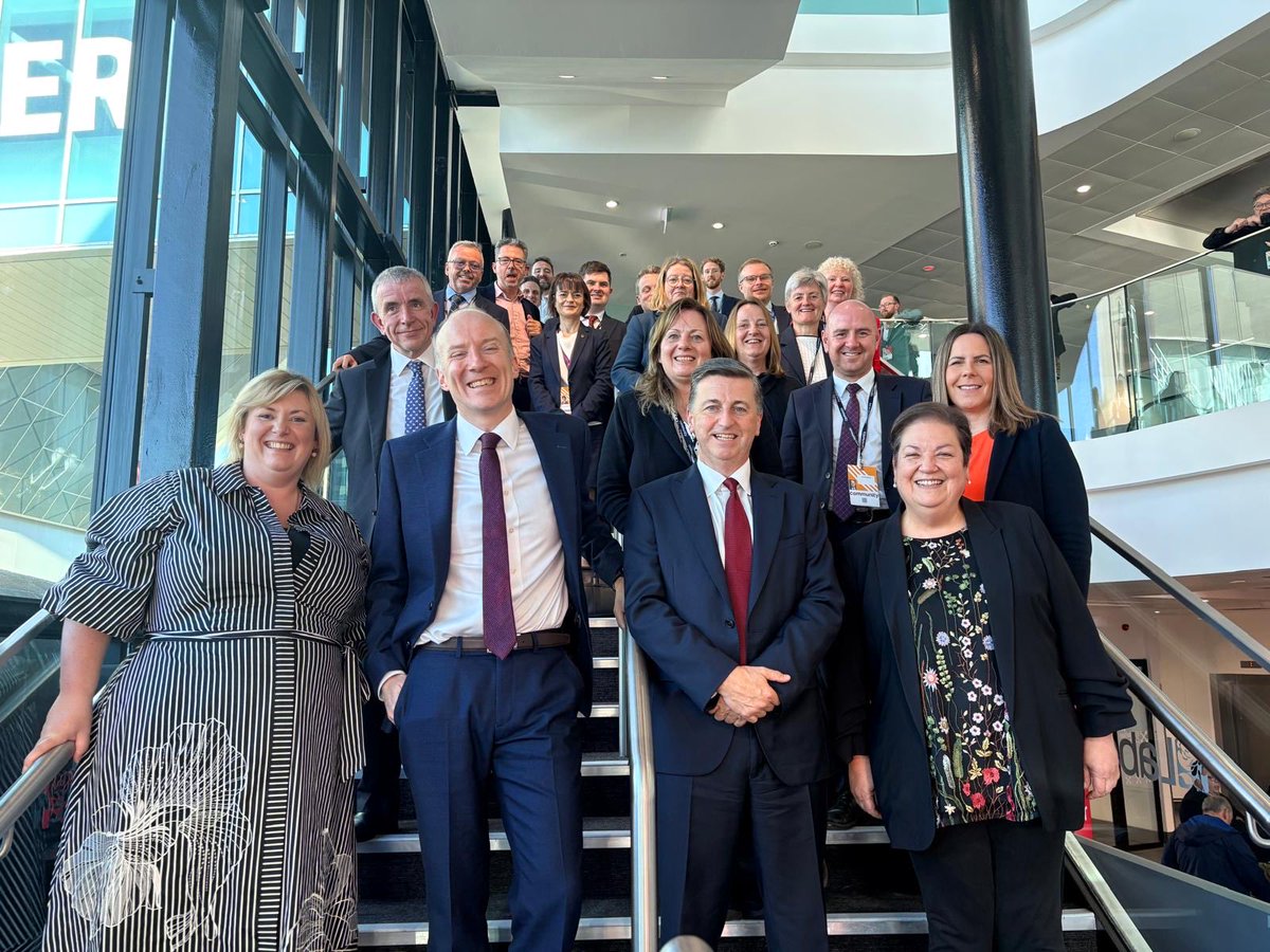 D_G_Alexander's tweet photo. Great to be joined by so many @ScottishLabour colleagues here in Liverpool at the @UKLabour conference. Together we’re speaking up for Scotland and - at the first conference with @andyburnam as our Prime Minister - making the case for hope in our national life. https://t.co/r6Lru7OnvB