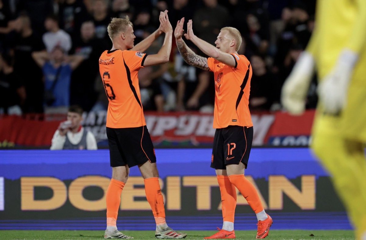 Hollanda_TR's tweet photo. Almanya - Yunanistan maçının beraberliği halinde Hollanda UEFA Uluslar Ligi A-Grup 2’de birinciliğe yükselecek. 🇳🇱 https://t.co/gkinnUQ5sP