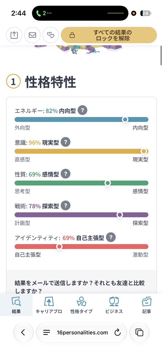 mikan__sr's tweet photo. パーセンテージから見てわかる通り、とても極端な人間として生きてます https://t.co/GzSUwt0iOC