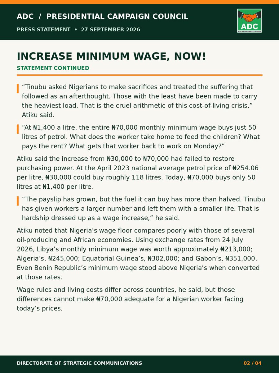 atiku's tweet photo. https://t.co/HEGe8lbi97