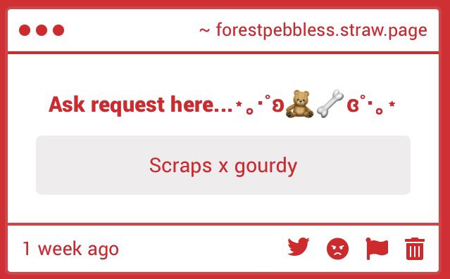 ForestPebbless's tweet photo. Scraps, why are u gross. #Deadtoons #Darkshiptwt https://t.co/DDflVBppHr