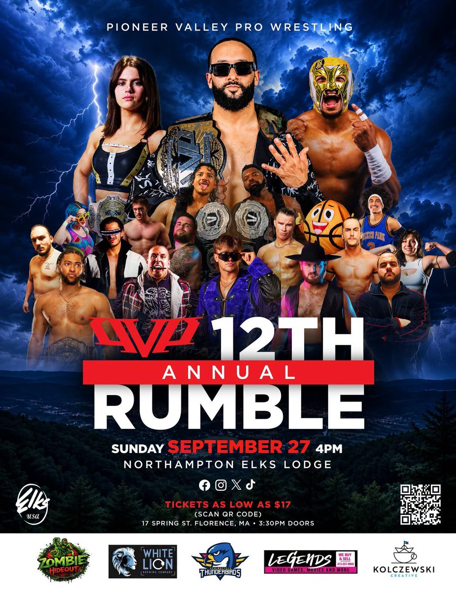 ItsDustinWaller's tweet photo. Match #823 & #824

Today is a workhorse kind of day for me at @PVPwrestling, which it usually is anyway...

Myself and @KingKai0610 have some business to handle with The McNeil Family, and then I plan on winning the PVP Rumble.

Time to put the working boots on!

📍- Northampton, MA