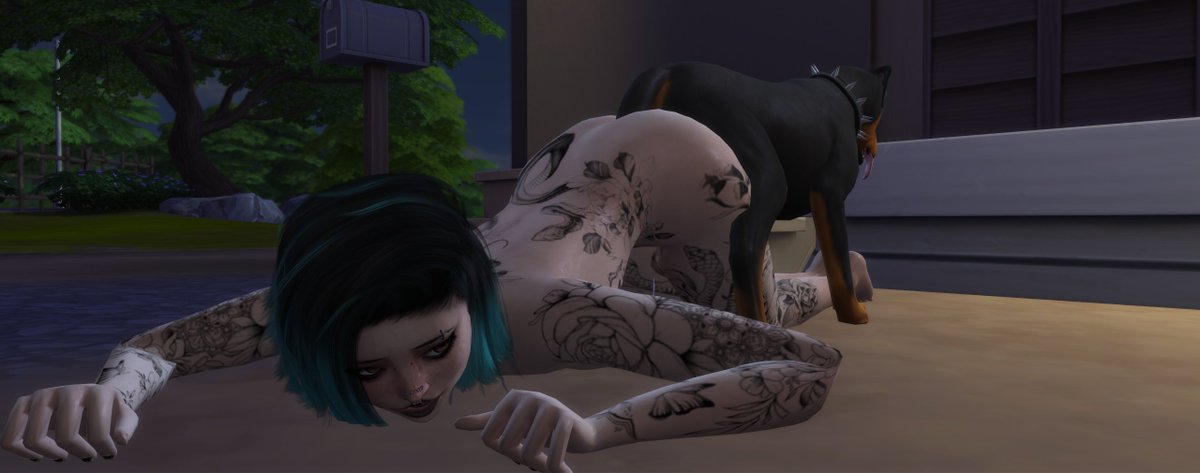 VanyaNord's tweet photo. Waking in the middle of the night to get knotted in the backyard, then going back to bed smelling like a stray bitch.
#TS4 #nsfwmods #bestiality #WickedWhims #knotty https://t.co/uLqHYDs3bM