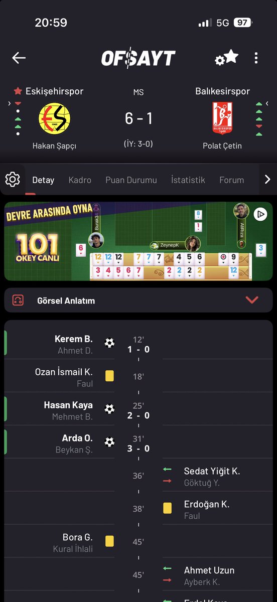 zetbro's tweet photo. Maç bitti hala atıyoruz 7-1 MS #Eskisehirspor https://t.co/CGsnhQXlwU