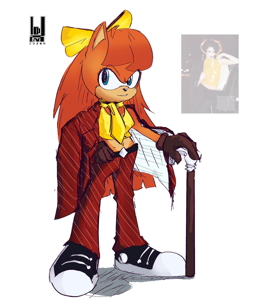 zaxen_arts's tweet photo. Quick doodle/warm-up of Code Mars (AU Tiara) based on a Vogue fit
#CodeReina #tiaraboobowski #sonic #sonicthehedgehog #au #sonicart #art https://t.co/y4Fx0KAmH1