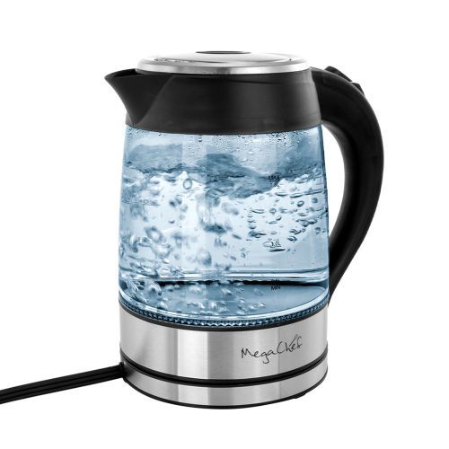 royalkitwareco's tweet photo. MegaChef 1.8L Blue Glow Glass Electric Kettle with Stainless-Steel Base &amp; Black Trim — $26.11.

Shop: https://t.co/F31HMPj9Oe

Save 10% with Promo code: X2026

#MegaChef #ElectricKettle #BlueGlow https://t.co/0cE0w3jU8l
