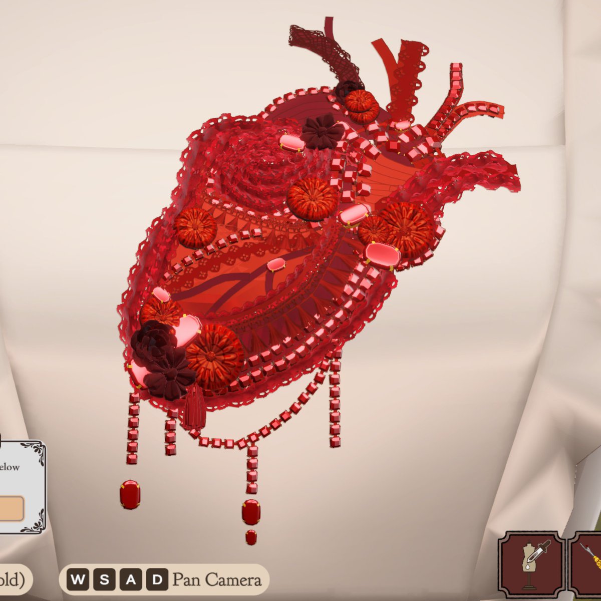 silvergaletears's tweet photo. I made this embroidered heart look at it with the pins JWISNQSJWD I had to delete whole parts of it a few times bc I put something wrong and couldn't grab it back https://t.co/PXJWWUbXQ7
