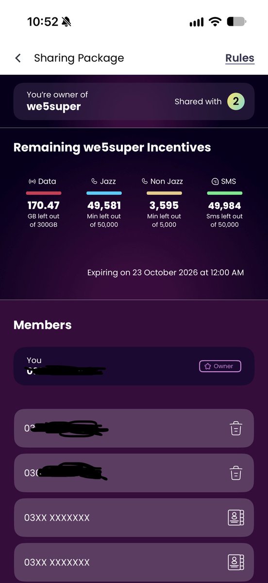chindotlvl2's tweet photo. @jazzpk @PTAofficialpk 
I am using Jazz we5super sharing bundle but one of the child members can’t seem to use any of the available data or minutes. They are shown on managers account but their simosa app shows no subscribed packages

I’ve called helpline 4 times now https://t.co/GnfzWPGCgo