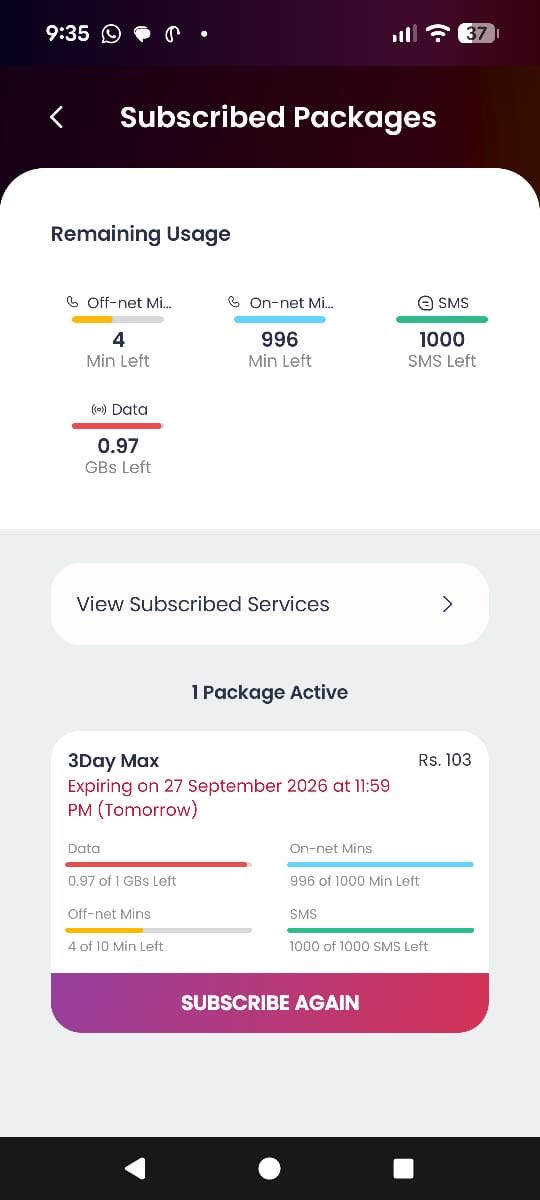 chindotlvl2's tweet photo. @jazzpk @PTAofficialpk 
I am using Jazz we5super sharing bundle but one of the child members can’t seem to use any of the available data or minutes. They are shown on managers account but their simosa app shows no subscribed packages

I’ve called helpline 4 times now https://t.co/GnfzWPGCgo