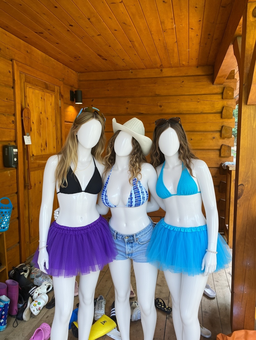 BunnyMannequin's tweet photo. Having a nice girls day with @EllyMannequin and @MarinMannequin , we're having sooo much fun~ https://t.co/RYUDLUVpKG