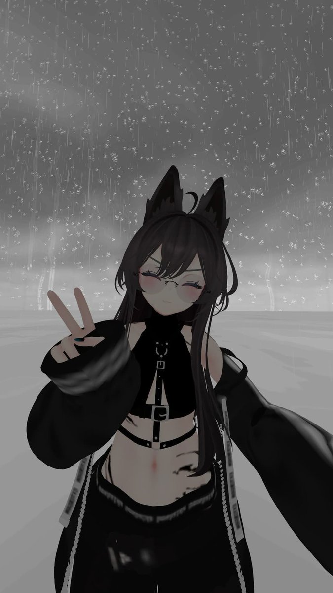 SongbirdXayah's tweet photo. I like the smell when it rains, so refreshing~ 🤎🌧️🩶

#VRChat #VRPhotography https://t.co/YFyCcTwnjw