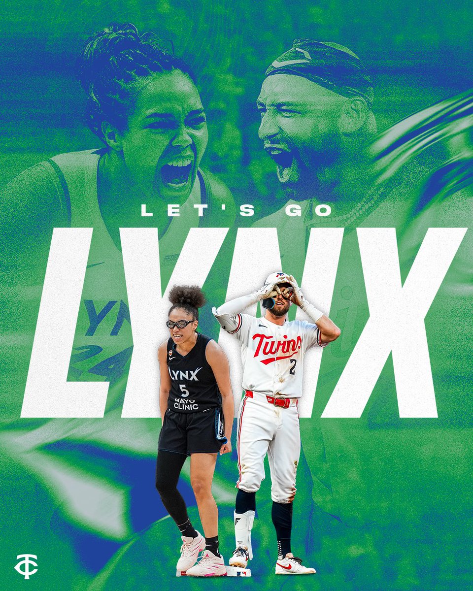 Twins's tweet photo. Good luck during playoffs, @minnesotalynx ! https://t.co/38jqEbps3N
