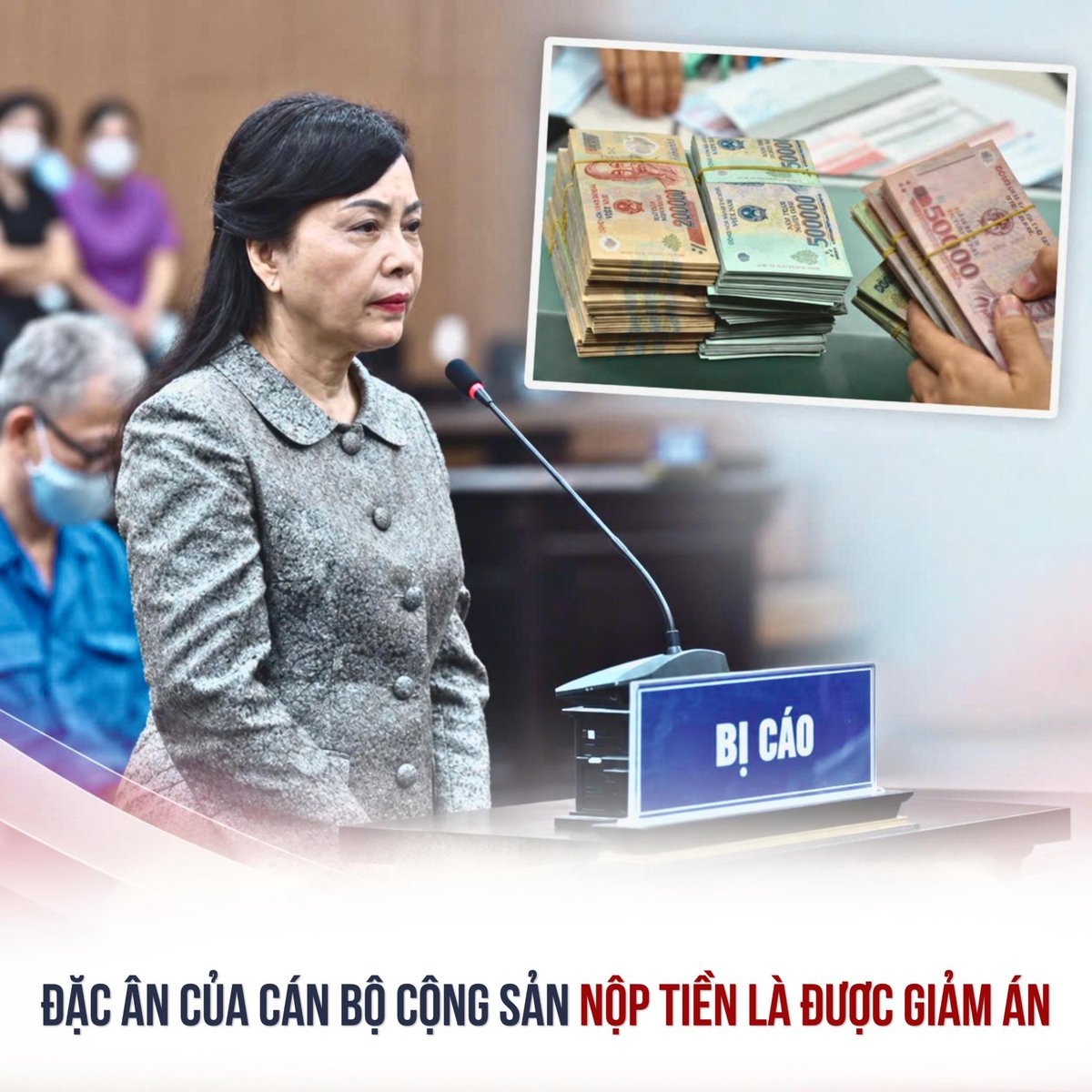 chantmmedia's tweet photo. NỘP LẠI 108 TỶ: ĐỪNG ĐỂ TIỀN BIẾN TRÁCH NHIỆM CỦA QUAN THAM THÀNH MỘT CUỘC MẶC CẢ

Ngày 25/9/2026, VnExpress đưa tin cựu Bộ trưởng Y tế Nguyễn Thị Kim Tiến đã khắc phục đủ 108 tỷ đồng theo nghĩa vụ dân sự của bản án sơ thẩm. Con số ấy rất lớn, nhưng điều đáng bàn không phải chỉ là “đã thu hồi được bao nhiêu”, mà là một câu hỏi: nếu người có quyền lực gây thiệt hại, rồi dùng tiền để khắc phục, liệu tiền có đang dần trở thành thứ duy nhất mà trách nhiệm được định giá?

Bản án sơ thẩm xác định vụ án tại hai dự án Bệnh viện Bạch Mai và Việt Đức cơ sở 2 gây thất thoát, lãng phí hơn 803 tỷ đồng; bà Tiến bị tuyên 6 năm tù và phải bồi thường 108 tỷ. Bà thừa nhận trách nhiệm của người đứng đầu trong quản lý, kiểm tra, giám sát. Tiền phải thu hồi, nhưng tiền quay trở lại ngân sách không có nghĩa trách nhiệm quản lý cũng quay trở về con số 0.

Theo hồ sơ được báo chí dẫn lại, bà Tiến được xác định đã nhận tổng cộng 7,5 tỷ đồng từ cấp dưới; gia đình đã nộp khoản này cùng các khoản khác. Nếu khoản tiền hưởng lợi bất chính được thu hồi rồi lại tiếp tục được tính như một “tình tiết có lợi”, vậy chẳng lẽ lấy tiền của dân, rồi khi bị phát hiện trả lại tiền, Nhà nước lại ghi nhận đó như một hành động đáng được thưởng?

Pháp luật cho phép xem xét việc khắc phục hậu quả khi lượng hình, nhưng khắc phục hậu quả không thể biến thành “mua hình phạt”. Ngày 26/9, VKS ghi nhận bà Tiến đã nộp đủ 108 tỷ nhưng vẫn cho rằng mức án 6 năm không đủ điều kiện chuyển sang án treo, chỉ đề nghị giảm 6-12 tháng.

Nhà nước thu hồi được tiền là cần thiết, nhưng đừng để xã hội có cảm giác Nhà nước đang “ăn hối lộ lần hai” từ chính tiền của quan tham. Nếu 7,5 tỷ là khoản tiền hưởng lợi bất chính, việc thu hồi nó là trả lại thứ vốn không thuộc về người nhận, chứ không phải một món để đổi lấy sự khoan hồng. Trả lại tiền không thể được biến thành công trạng. Nếu không, cứ có đủ tiền để hoàn trả sau khi bị phát hiện thì hậu quả sẽ nhẹ đi đáng kể.

Cuối cùng, công lý không thể vận hành theo kiểu “có tiền thì có đường lùi”. Người dân bình thường không có hàng chục tỷ đồng để “khắc phục” sau một sai phạm. Bởi vậy, càng phải bảo đảm nguyên tắc: tiền được thu hồi đến đâu là một chuyện; trách nhiệm hình sự, trách nhiệm quản lý và trách nhiệm trước xã hội là chuyện khác. Không thể để đồng tiền trở thành thước đo duy nhất của sự ăn năn.

Thu hồi được 108 tỷ là điều cần thiết. Nhưng nếu “tham nhũng thì cứ tham nhũng, miễn có tiền trả lại”, đó mới là thất bại lớn nhất.

#tiendan #khacphuchauqua #chantroimoi