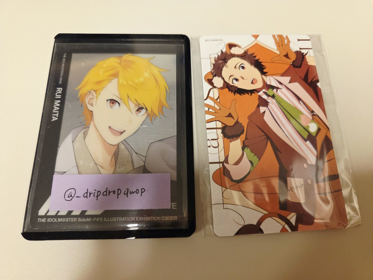 _dripdropqwop's tweet photo. SideM TRANSCENDENT T@LES TTシリーズ
特典 カード 交換

譲→龍、悠介、鋭心
求→類>道夫

郵送(普通郵便又はYahoo!フリマ経由匿名)、
都区内かイベントでのお手渡し

鋭心くんは迷っているのでお時間いただくかもしれません。
1枚から是非お声がけよろしくお願いいたします。 https://t.co/0xJR3lrKEo