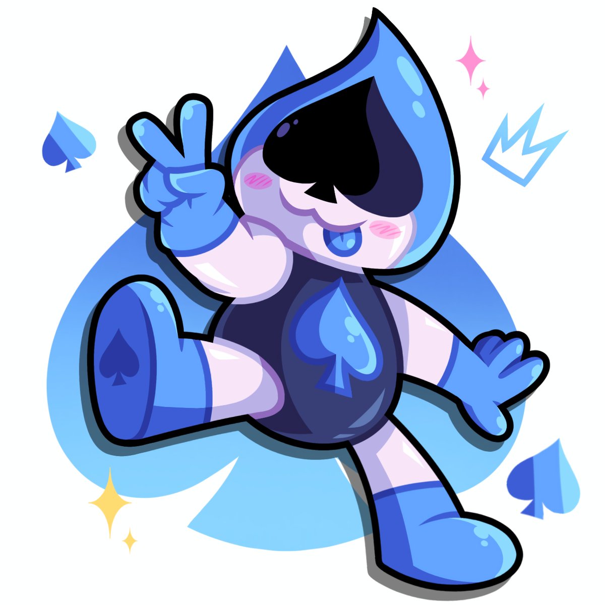 PartUmUt's tweet photo. ♠️ Spade Prince [King] itself 💙 Lancer!

Lancer: https://t.co/0f2igslNzp

#deltarune #lancer #deltarunefanart #deltarunechapter1 #lancerdeltarune #fanart #remix https://t.co/GybdeAEoor