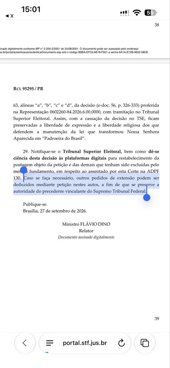 HelioTelho's tweet photo. Na prática, Flávio Dino decretou intervenção suprema no TSE, e se nomeou interventor e juiz universal da propaganda eleitoral: https://t.co/2e3dJpafTj