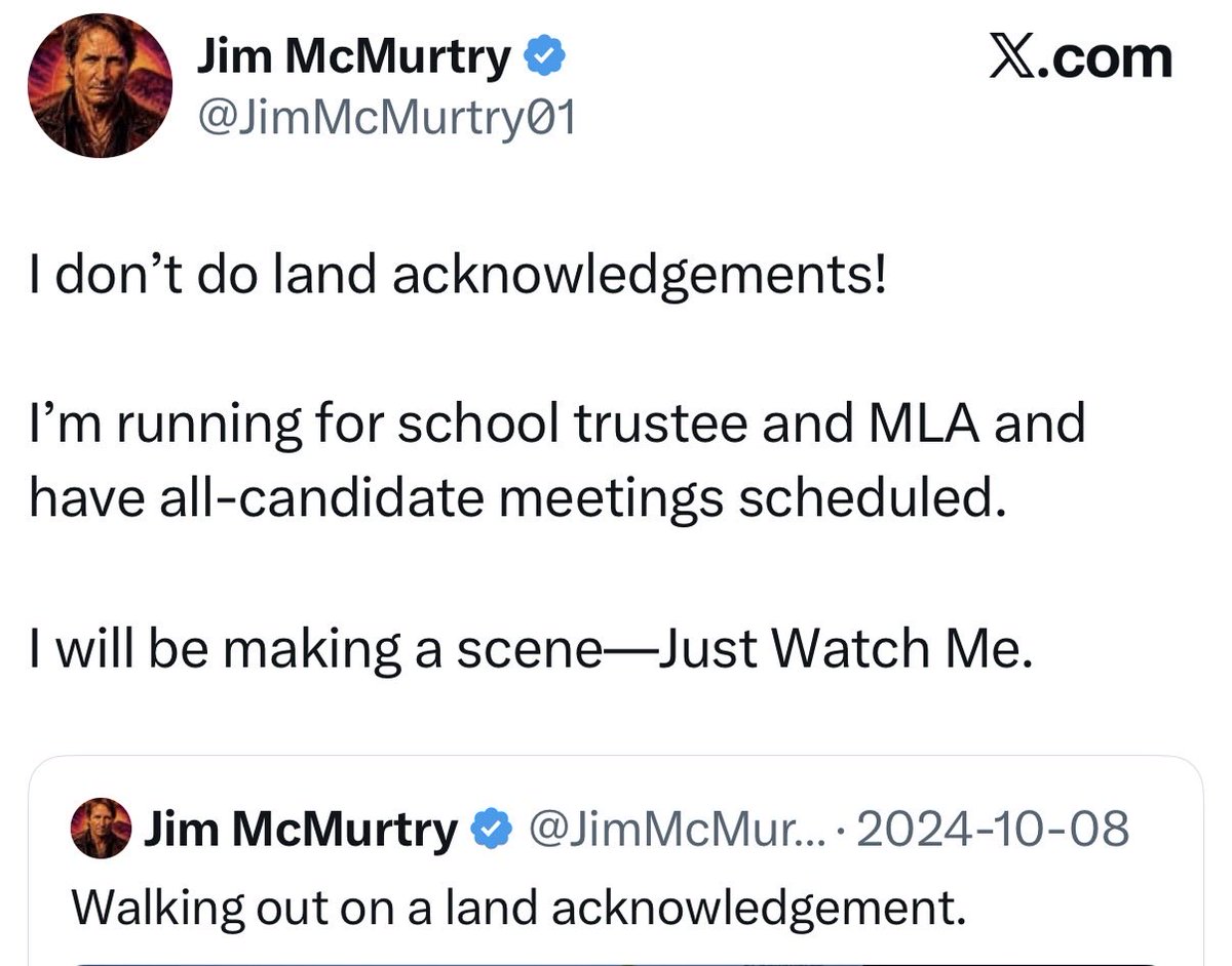 it3achsci's tweet photo. Imagine being so fragile.  
Imagine if your life is terrible because of a land acknowledgment, pathetic.  Demonstrates how much hate courses through them.  
Oof, and these fragiles want to “lead”. 
Jim couldn’t even “lead” a classroom - useless at his job. https://t.co/IgY3ADxbL5