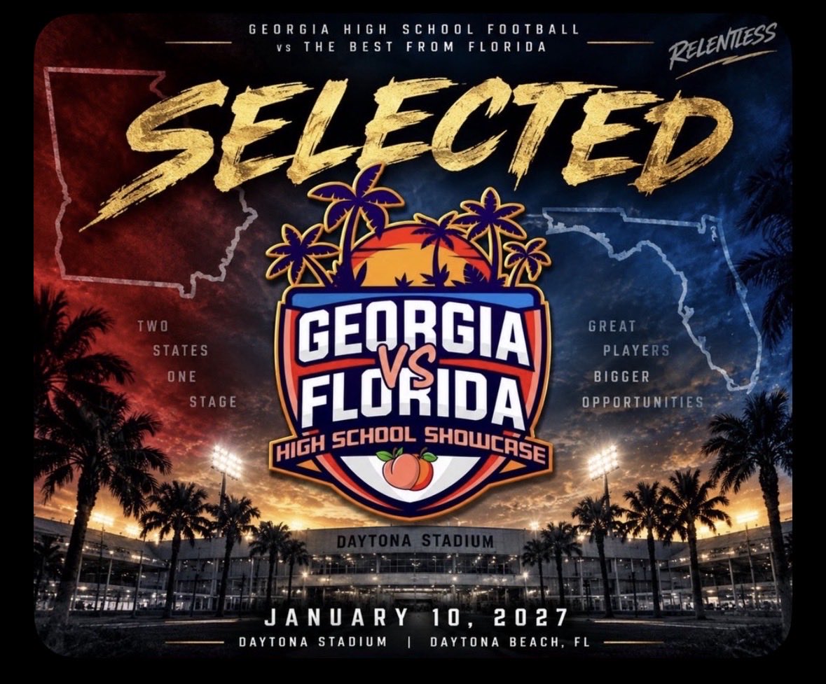 TysonSwagel's tweet photo. Blessed to have gotten an invite to the Georgia vs Florida showcase @Coachadkinsd @CoachAlexanderN @coachjpworden @RivalsHS @RecruitGeorgia @247recruiting @OreyFerrell https://t.co/pGhw7H8VOF