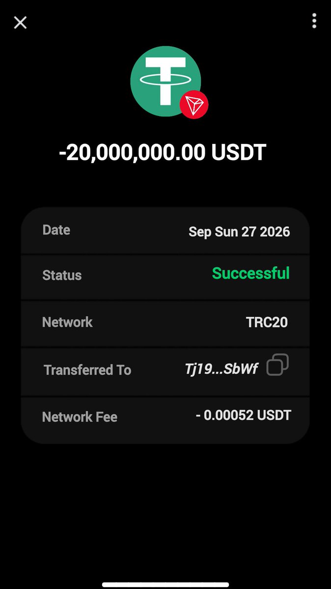 flashUSDT4's tweet photo. 20,000,000 flash USDT #USDT $TRX https://t.co/Fyvf6ztp90