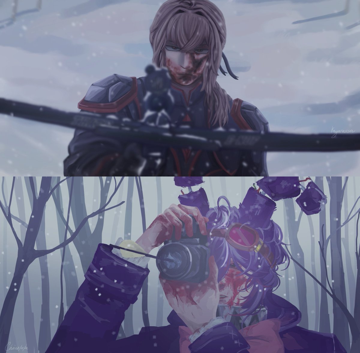 Kayarassa's tweet photo. Collaboration with @Raray763526 !
Idk what to write here

#sharplow #deathtrapduo #sharpness #judelow #strengthSMP #mcyt
I think I have some tiktok syndrome with these tegs https://t.co/wVPt5OcP3Z