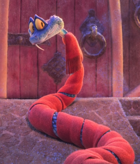 PuccaFanGirl's tweet photo. God he just looks SO fucking cute with his little scarf wrapped around his entire body to keep his cold-blooded self warm. ;//w//; MARRY ME ALREADY, GARY!!! 😭❤️💕 https://t.co/hbDFMesUko