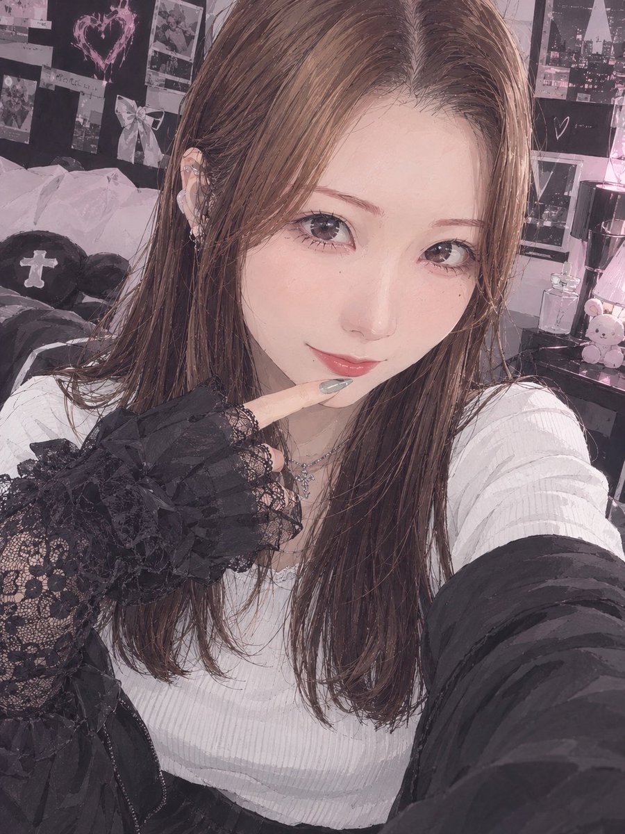 iki_isoidell's tweet photo. ChatGPTに自撮りを送ってイラスト化してもらいました　すごく美女にされてるけど顔の雰囲気は似てると思います❣️(知り合いにも見せたからたぶんほんと🥹)
見た目の雰囲気の参考にしてください🥹💓 https://t.co/JOmTexLf5b