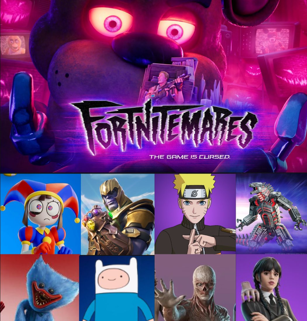 FNaFSpectrum's tweet photo. In under five hours, the FNAF X FORTNITE reveal has become the SECOND MOST LIKED COLLAB POST IN FORTNITE'S HISTORY.

It has surpassed Naruto, Marvel Infinity War, The Amazing Digital Circus, Poppy Playtime, Godzilla X Kong, Simpsons, Stranger Things, Adventure Time and more. https://t.co/n61KVVucv6