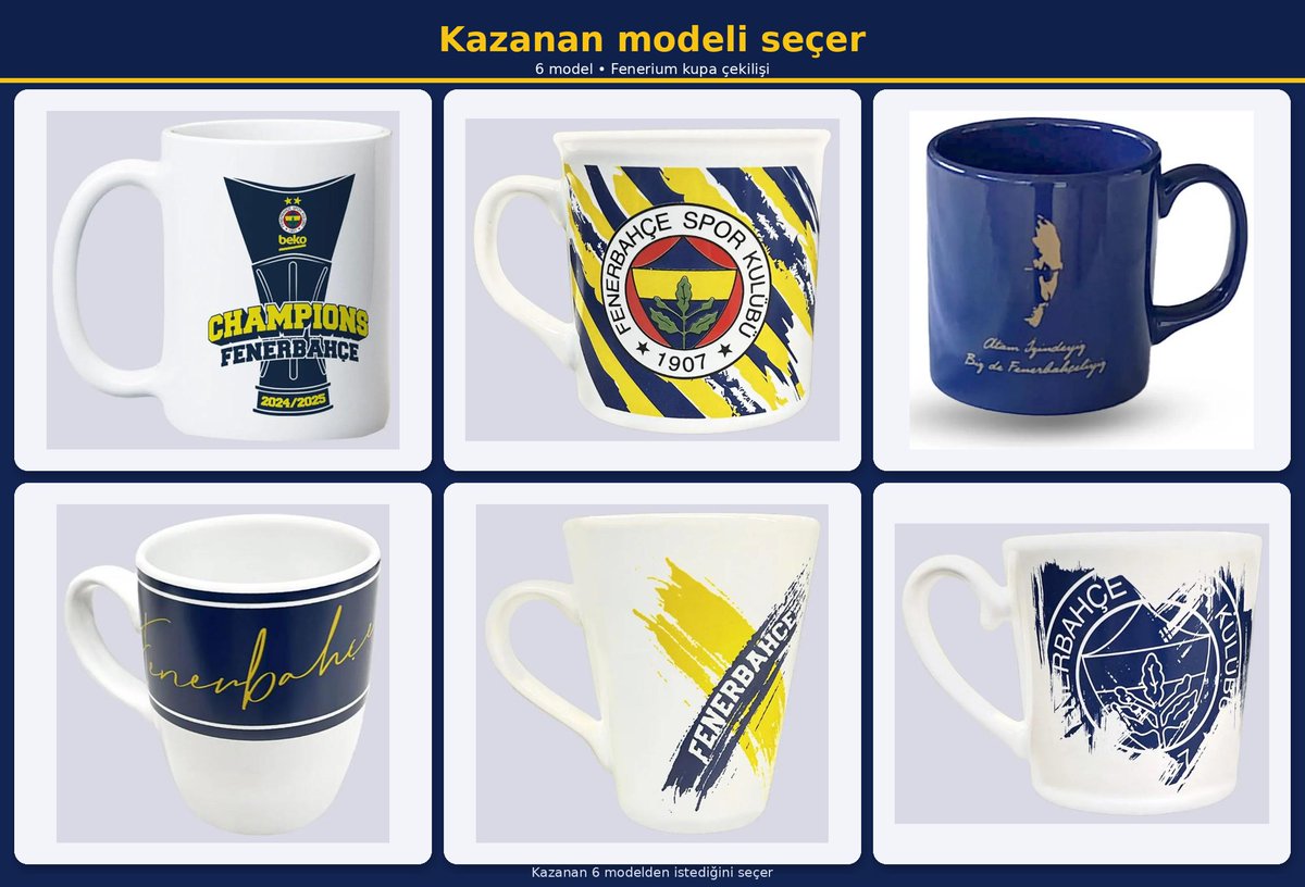 cyrakurnfbsk's tweet photo. ☕ Fenerium’dan Fenerbahçe kupa/bardak çekilişi.
Çekiliş kesin. 1 kişi kazanacak.

🔁 50 RT’yi geçerse 2 kişi kazanacak.

Katılmak için:
1️⃣ Takip et
2️⃣ Bu gönderiye RT yap
3️⃣ Yoruma “1 arkadaşını etiketle”

⏰ Salı 21:00’de kazanan seçilecek.

Çekilişin ekran kaydını paylaşacağım https://t.co/54BFfTNDI9