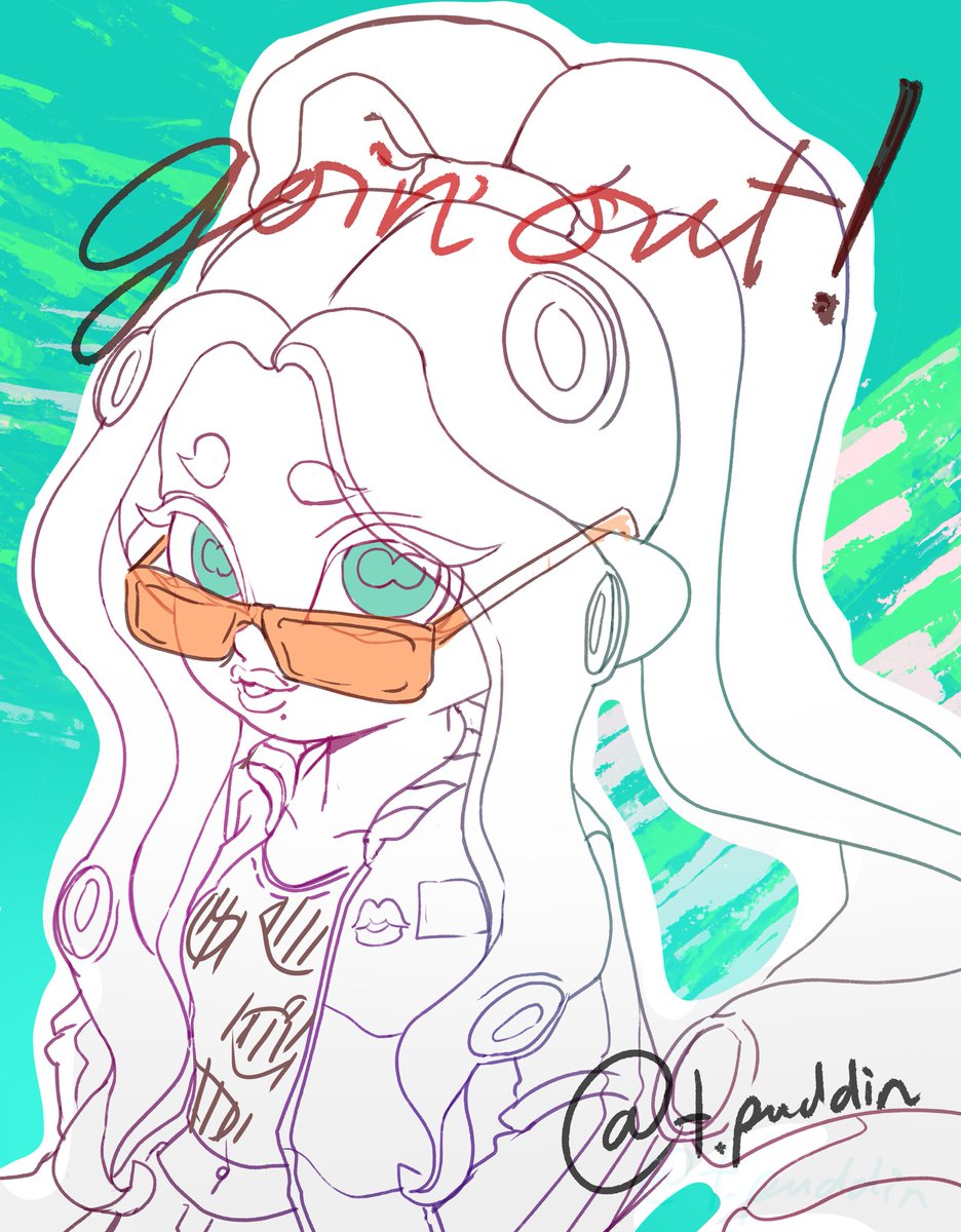 TerrifiedPuddin's tweet photo. Goin’ out Marina #bratz #splatoon https://t.co/Bm9c03Ghfh