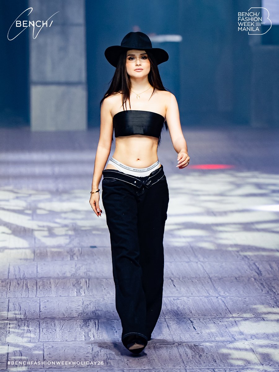 benchtm's tweet photo. BENCH x CHRIS NICK | BENCH Fashion Week Holiday 2026 | Runway

NOTES ON THE COLLECTION:
The BENCH x ChrisNick collection offers a sleek, high-octane reinterpretation of early-2000s Americana. Grounded in the effortless cool of the Canadian tuxedo, the lineup elevates denim from a casual standby to an instrument of pure, unapologetic sex appeal. Sharp tailoring meets Y2K nostalgia as classic utility is reimagined through sculpted proportions, star-spangled accents, and bold slogan details loaded with youthful attitude. Polished yet rebellious, the collection marries BENCH’s mastery of casual wear with ChrisNick’s signature seductive edge. It is denim decoded for the modern runway: classic, sharp, unapologetically cool, and designed to command attention.

#BENCHFashionWeekHoliday26

Full post here: https://t.co/zg9NP1RbE2