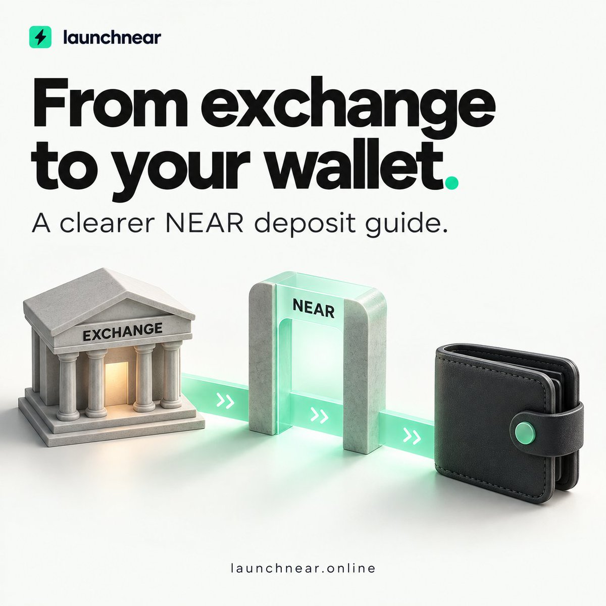 LaunchNear's tweet photo. Got NEAR on an exchange?

Follow our deposit guide to copy your connected wallet address, check native NEAR as the withdrawal network and inspect delivery. You approve the withdrawal in your exchange.

https://t.co/CdBnH3TOkg https://t.co/17zJyEFOWu