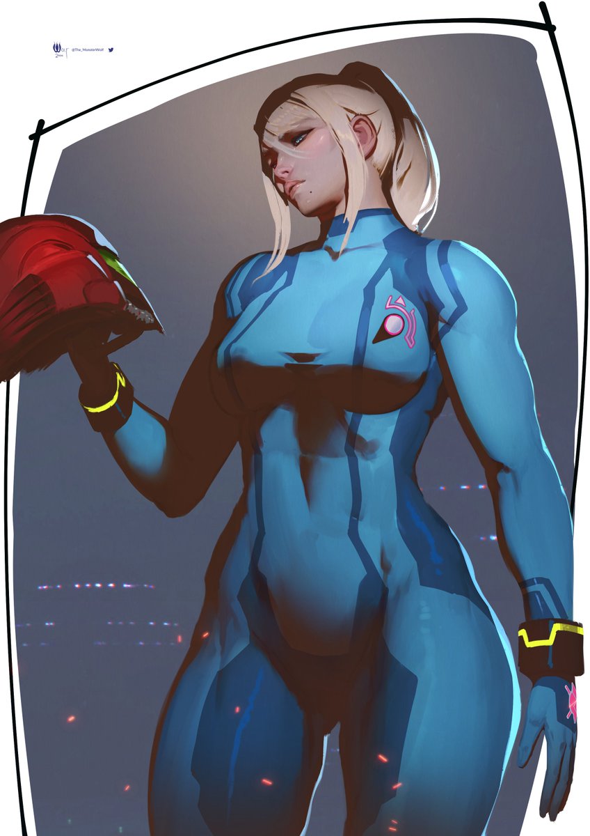 The_MonsterWolf's tweet photo. Samus - [commission] https://t.co/TEcjxLfYdw