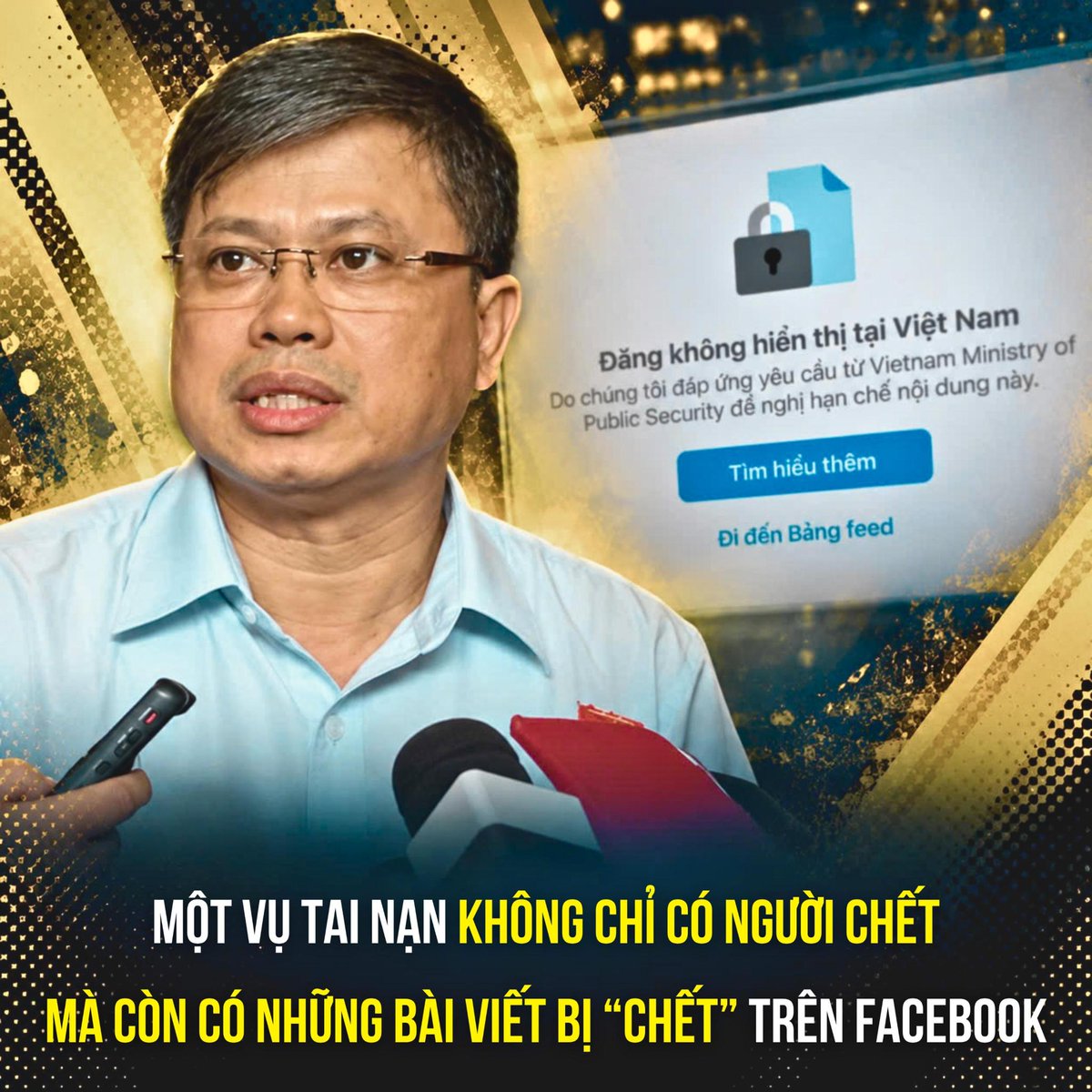chantmmedia's tweet photo. NGUYỄN SỸ CƯƠNG: KHI MỘT VỤ TAI NẠN KHÔNG CHỈ CÓ NGƯỜI CHẾT, MÀ CÒN CÓ NHỮNG BÀI VIẾT BỊ “CHẾT” TRÊN FACEBOOK

Vụ tai nạn liên quan ông Nguyễn Sỹ Cương đã được Công an Hà Nội công bố kết quả ngày 17/8/2026: ông Cương được xác định đi sai làn, vụ việc được xử lý theo khoản 1 Điều 260 Bộ luật Hình sự và cơ quan chức năng cho rằng ông đủ điều kiện miễn trách nhiệm hình sự. Nhưng một câu chuyện khác gây tranh luận: nhiều bài viết về vụ việc trên Facebook và Threads bị hạn chế hiển thị tại Việt Nam theo yêu cầu được cho là từ cơ quan chức năng.

Một vụ tai nạn khiến nữ sinh 18 tuổi tử vong, người cha bị thương thì việc xã hội quan tâm, bàn luận, chất vấn là điều hoàn toàn dễ hiểu. Công an Hà Nội nói đã điều tra, khám nghiệm và phối hợp với Viện kiểm sát; gia đình nạn nhân cũng công khai đồng ý với kết quả. Nhưng chính vì vậy, càng cần công khai, minh bạch để công chúng tự kiểm chứng thay vì để khoảng trống thông tin bị lấp bằng đồn đoán.

Một chi tiết không thể bỏ qua khi nhìn lại diễn biến vụ việc là ông Nguyễn Sỹ Cương có vợ là bà Lâm Thị Phương Thanh, hiện là Bộ trưởng Bộ Văn hóa, Thể thao và Du lịch. Danh sách thành viên Chính phủ nhiệm kỳ 2026–2031 do Cổng Thông tin điện tử Chính phủ công bố xác nhận bà Lâm Thị Phương Thanh giữ chức Bộ trưởng Bộ Văn hóa, Thể thao và Du lịch.

Chính mối quan hệ này khiến vụ việc càng trở thành vấn đề được dư luận quan tâm, đặc biệt trong bối cảnh một số bài viết, bài đăng liên quan đến ông Nguyễn Sỹ Cương được phản ánh là bị hạn chế hiển thị trên Facebook và Threads theo yêu cầu từ cơ quan chức năng. Luật Khoa ngày 13/8/2026 dẫn thông báo của Threads cho biết một số nội dung bị hạn chế tại Việt Nam theo yêu cầu của Bộ Văn hóa, Thể thao và Du lịch. BBC ngày 26/8 cũng ghi nhận nhiều tài khoản phản ánh tình trạng tương tự trên Facebook và Threads. Vì sao phải hạn chế thay vì công khai phản bác bằng thông tin chính thức?

Chính Meta từng nói trong báo cáo nhân quyền rằng họ cải thiện thông báo cho người dùng khi nội dung bị hạn chế theo yêu cầu pháp lý của chính phủ và tòa án. Nếu Facebook chỉ đơn giản thực hiện yêu cầu pháp lý, Meta cần minh bạch hơn về quy trình đánh giá và cơ chế khiếu nại. Bởi “theo yêu cầu của chính quyền” không đồng nghĩa với việc người dùng không có quyền được biết tại sao tiếng nói của mình biến mất.

Nếu thông tin chính thức đã đầy đủ và thuyết phục, hãy để nó công khai với các quan điểm khác. Không thể dùng nút “hạn chế hiển thị” để giải quyết một vấn đề vốn cần được giải quyết bằng chứng cứ, hồ sơ và sự minh bạch.
Một bài viết bị ẩn không làm vụ việc biến mất; nó chỉ khiến câu hỏi của xã hội dai dẳng hơn.
#nguyensycuong #hanche #meta #chantroimoi