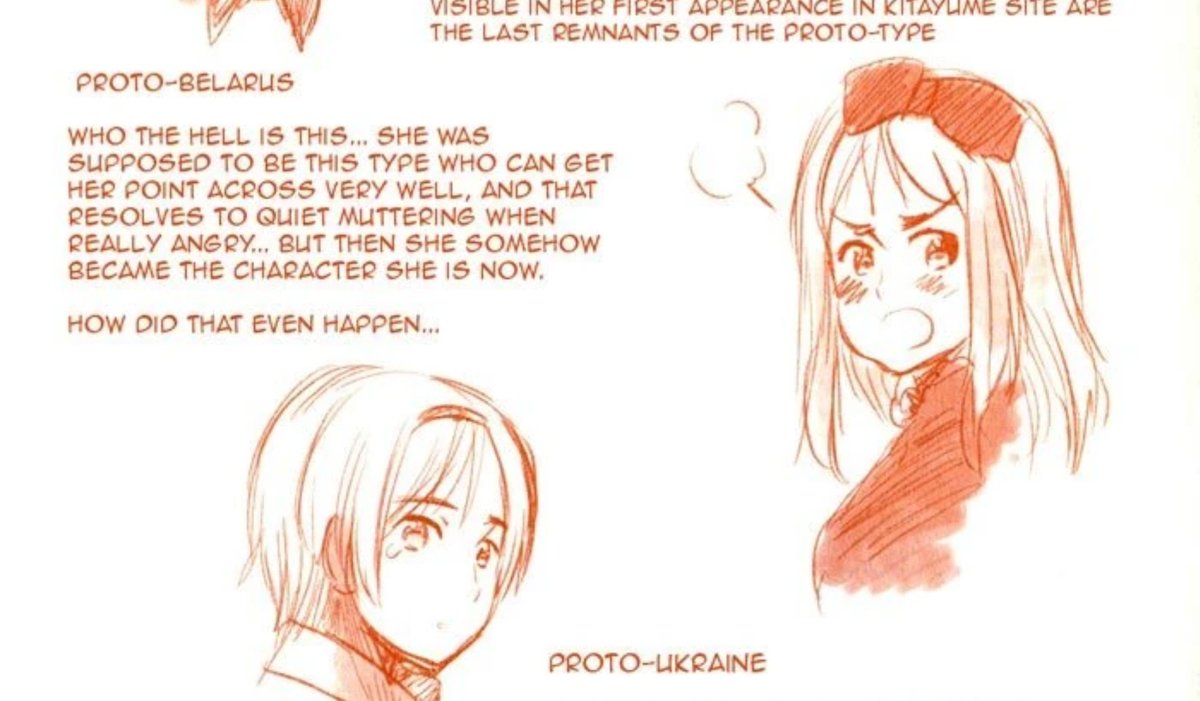 kitkatvantaz's tweet photo. I'm feeling negative, I feel like sometimes the Belarus character revolves around Russia just out of misogyny, because it's not possible that the ONLY THING you care about as a country is your older brother. https://t.co/99CjypU8mg