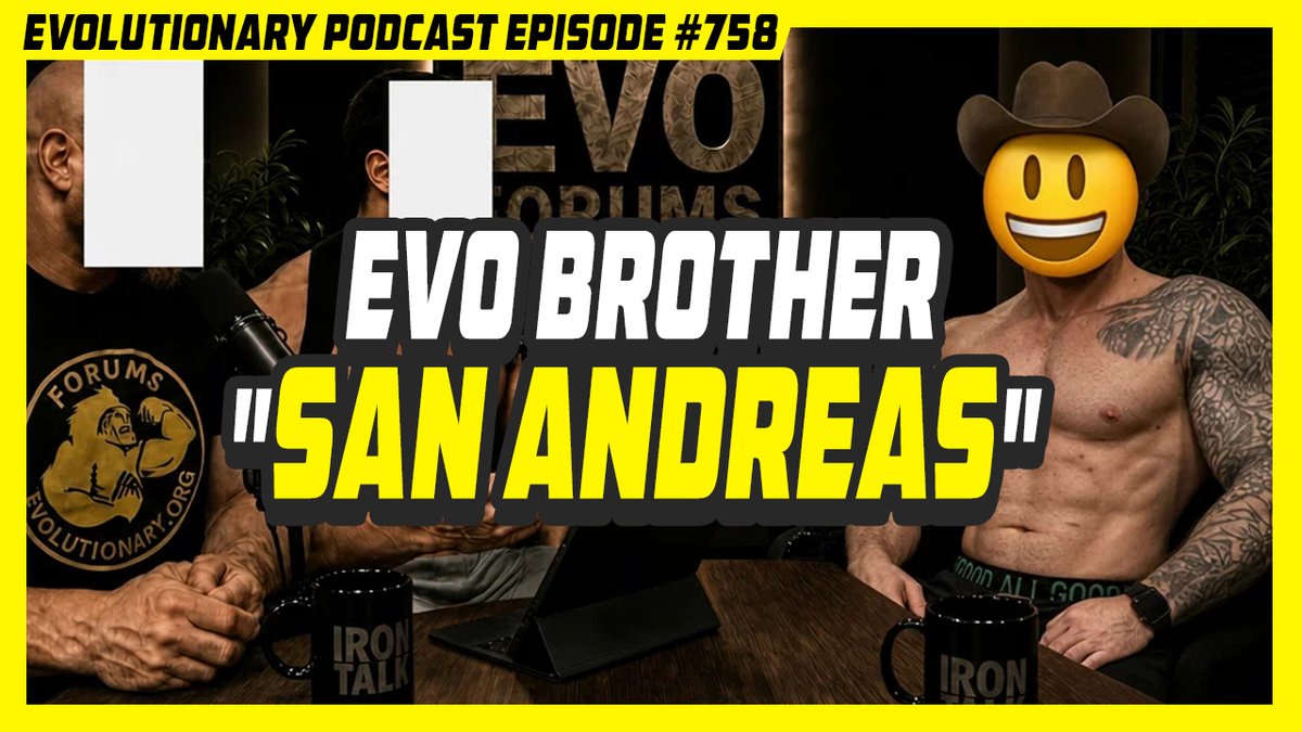 EvolutionaryPo's tweet photo. https://t.co/QMYdlMVhyQ 758 - EVO brother " San Andreas "

https://t.co/LancVyvYRP

https://t.co/Q2mL4P9HW6 

https://t.co/gFxLuNtfx6

https://t.co/KGWodKl6eJ

#evolutionarypodcast #evolutionaryorg #bodybuilding #steroids https://t.co/cfMDh2ZLBj