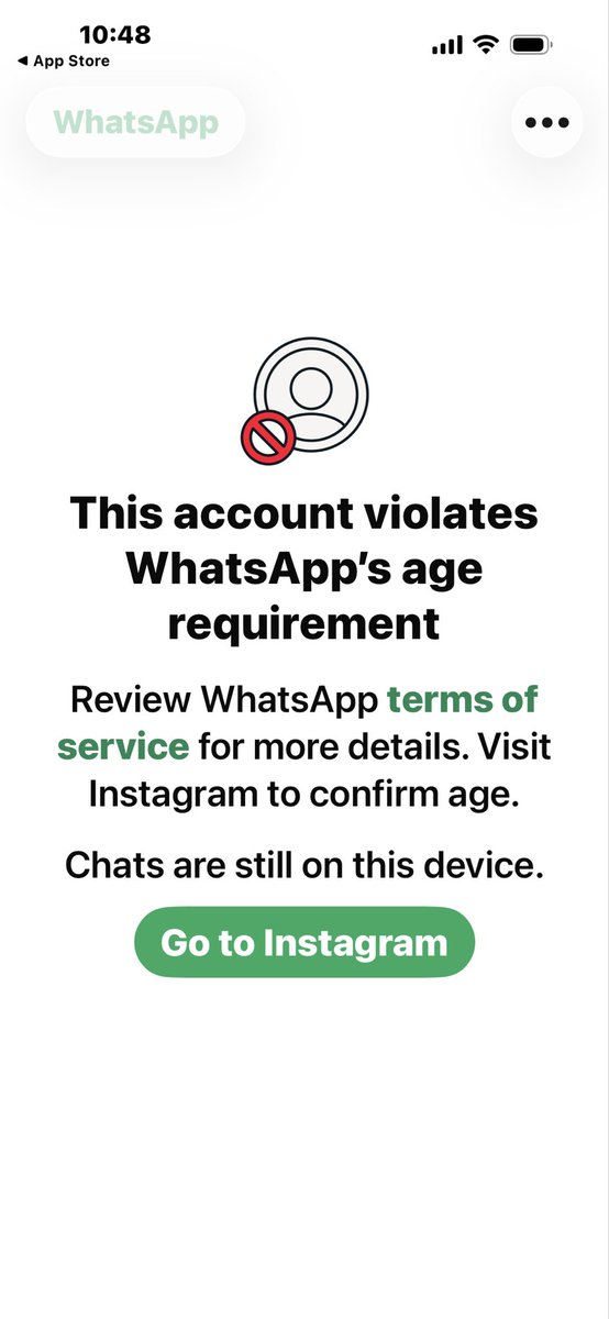 lisw19's tweet photo. @Meta @WhatsApp @instagram @facebook my account @lisw19 has been disabled/ suspended for being under age! I would like a manual review so I can show I’m 48 yrs old! I would like to speak to a human to discuss.  I use WhatsApp daily for work! My kids school chats! Let me appeal! https://t.co/IFl0mh5Ch1