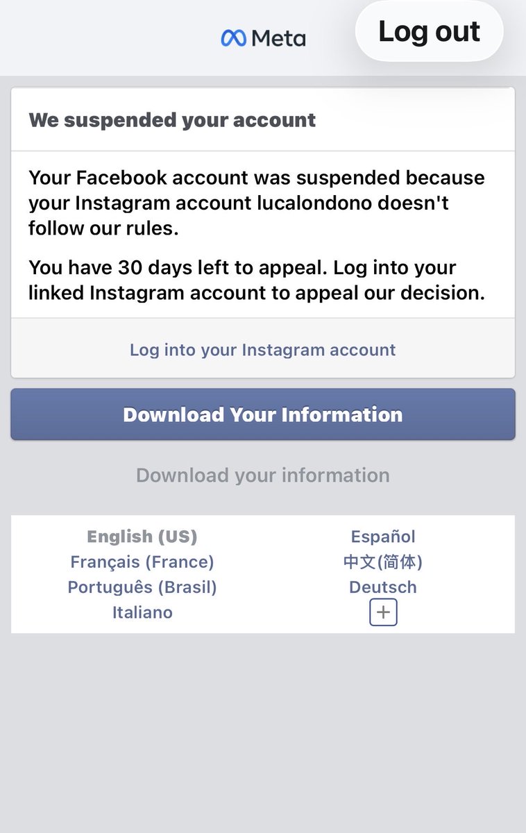 lisw19's tweet photo. @Meta @WhatsApp @instagram @facebook my account @lisw19 has been disabled/ suspended for being under age! I would like a manual review so I can show I’m 48 yrs old! I would like to speak to a human to discuss.  I use WhatsApp daily for work! My kids school chats! Let me appeal! https://t.co/IFl0mh5Ch1