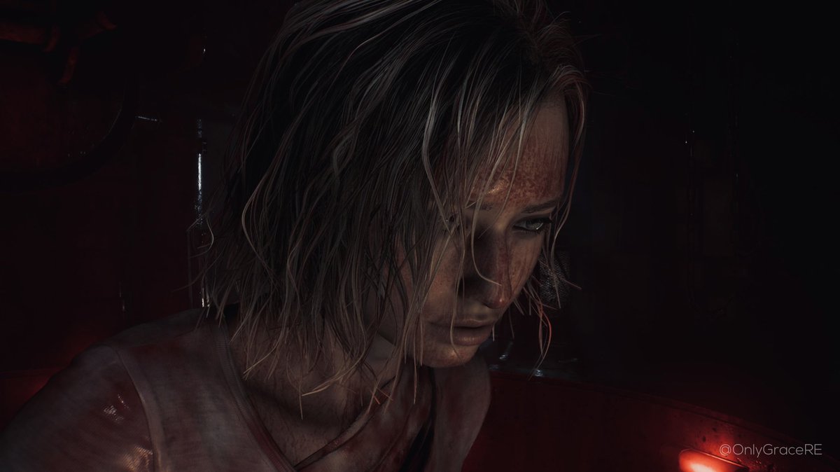 OnlyGraceRE's tweet photo. Before Grace I didn’t know being covered in blood could be this ridiculously hot…

#ResidentEvil #GraceAshcroft #REBHFun #OnlyGrace https://t.co/nhC1x3Y2dn