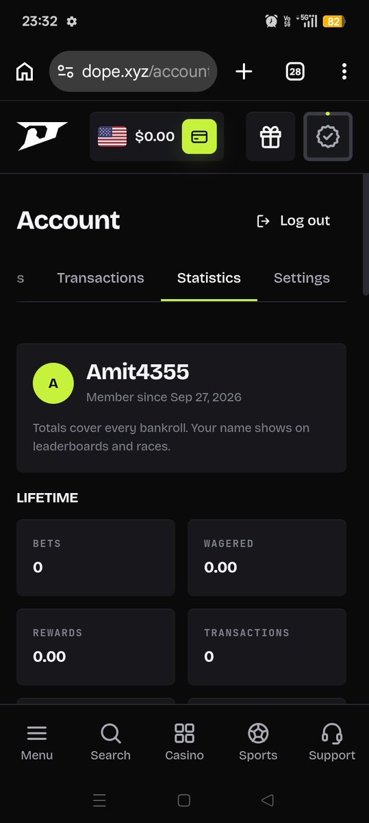 Amitmvg3's tweet photo. @dopexyz $20M bankroll is crazy 🔥 my username - Amit4355 https://t.co/v7WkDtuHFS